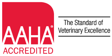 AAHA accredited Animal Hospital: The Standard of Veterinary Excellence.